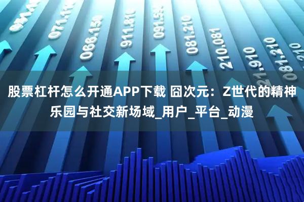 股票杠杆怎么开通APP下载 囧次元：Z世代的精神乐园与社交新场域_用户_平台_动漫